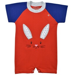سرهمی نوزادی بی بی وان مدل خرگوش رنگ قرمز