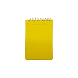 دفترچه یادداشت سیمی کوچک زرد