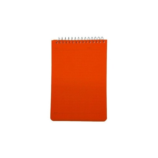 دفترچه یادداشت سیمی بزرگ نارنجی