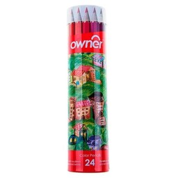 مداد رنگی 24 رنگ لوله ای انر کد: 141824