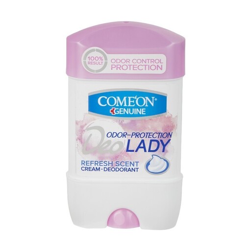 ژل شفاف ضد تعریق دئودورانت صورتی زنانه برند کامان  حجم  100 میل  Cream Deodorant  Deo LADY