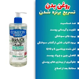 روغن بدن پمپی کامان   محافظ بعد از اصلاح  تسریع در روند برنزه شدن  ضد حساسیت  تقویت و آبرسانی پوست  کاهش چین -11776668