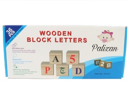 بازی آموزشی حروف و اعداد مکعبی چوبی پالیزان کد: 213-27