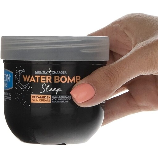 کرم فوق آبرسان شب کامان - واتر بمب Water Bomb - حجم 200 میل  - جذب بالا  ترمیم و نرم کننده و جوان کننده پوست