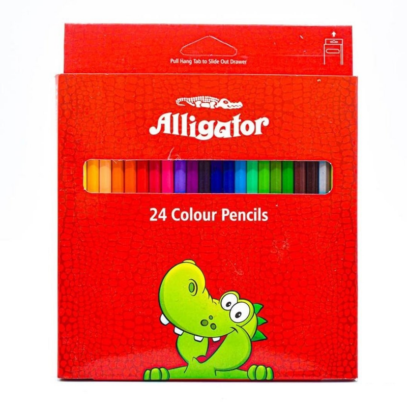 مداد رنگی 24 رنگ جعبه مقوایی سوسمار کد: 32634155