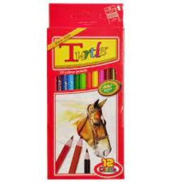 مداد رنگی 12 رنگ جعبه مقوایی لاک پشت