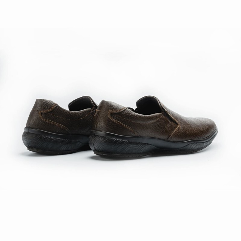کفش مردانه چرمی شیما مدل زایس 104 قهوه ای
