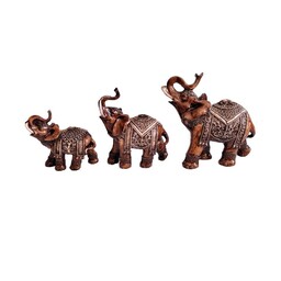 مجسمه مدل فیل ثروت مجموعه سه عددی