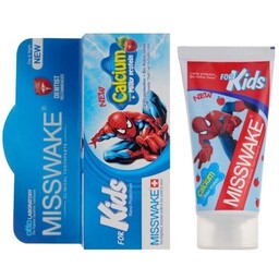 خمیر دندان کودک - Misswake میسویک مدل -  Spiderman اسپایدرمن - حجم 50 میلی لیتر
