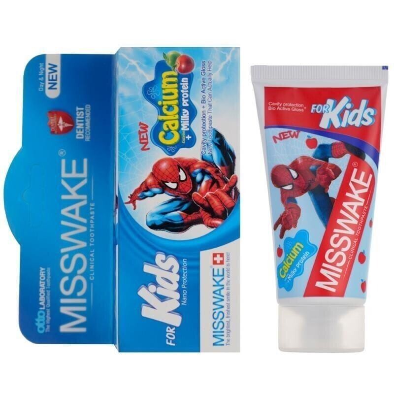 خمیر دندان کودک - Misswake میسویک مدل Spiderman اسپایدرمن حجم 50 میلی لیتر