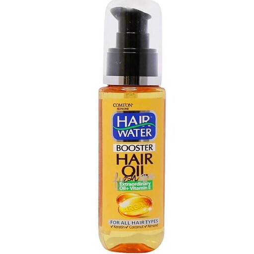 روغن نرم کننده و آبرسان مو کامان ComeOn - حجم  100 میل  Hair Water Oil Booster آرگان   موی خشک و آسیب دیده - کد 107