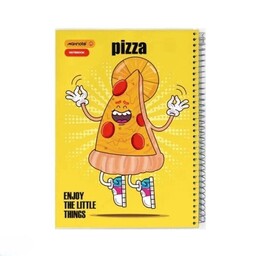 دفتر 100 برگ کد 9137 طرح فست فود مدل پیتزا(علم گستر)