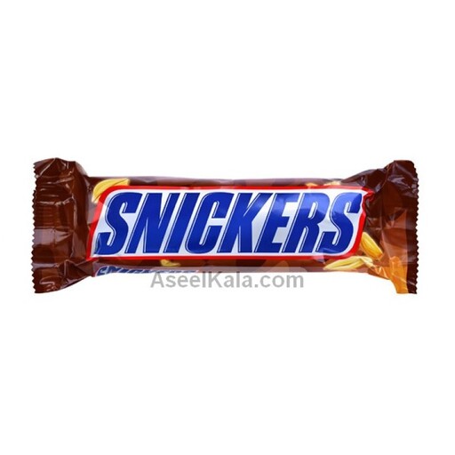 شکلات اسنیکرز با مغز بادام زمینی تکی 50 گرمی – SNICKERS