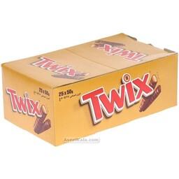 شکلات تویکس بسته 25 در 50 گرمی – TWIX