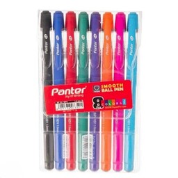 خودکار پنتر (Panter) رنگی کیفی بسته 8 عددی (علم گستر)