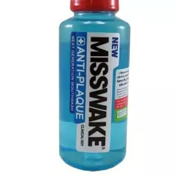 دهانشویه میسویک Misswake مدل Anti Plaque آنتی پلاک - حجم 200 میل - جلوگیری از خونریزی و التهاب لثه - ضدعفونی کننده