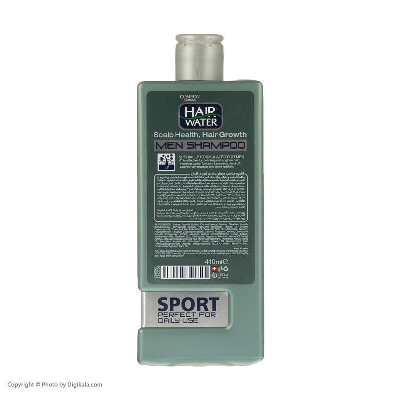 شامپو مردانه ضد شوره و - حجم دهنده مناسب انواع مو کامان Come`On - - مدل -  لیمو 400 میل