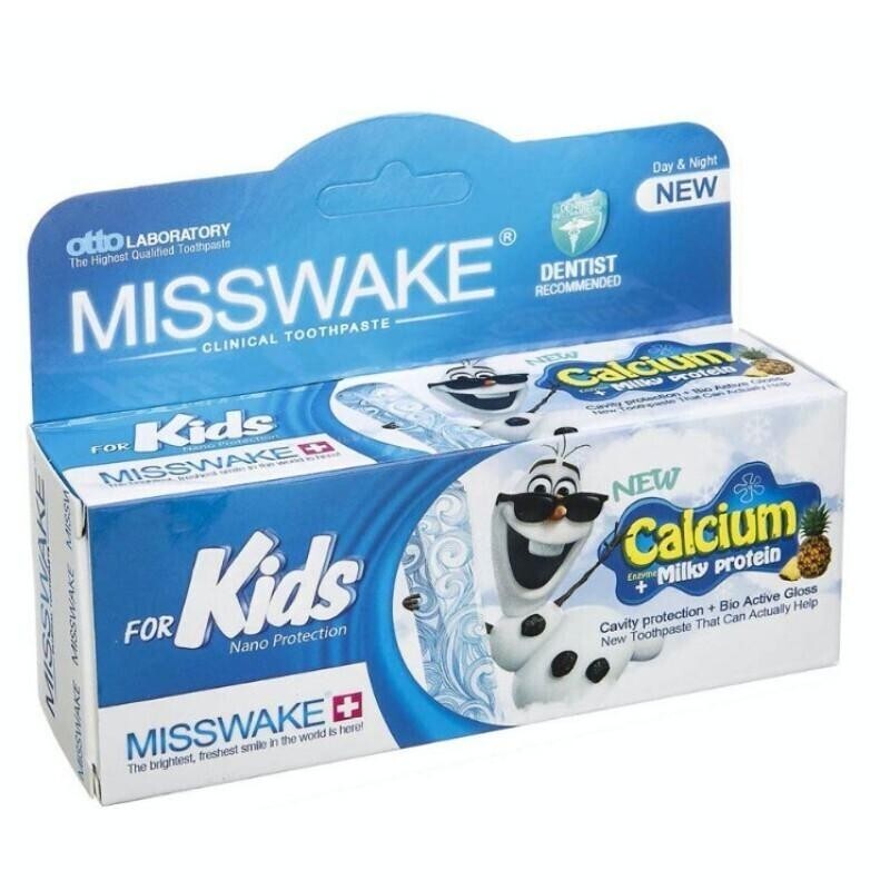 خمیر دندان کودک - Misswake میسویک مدل -  آدم برفی - حجم 50 میل