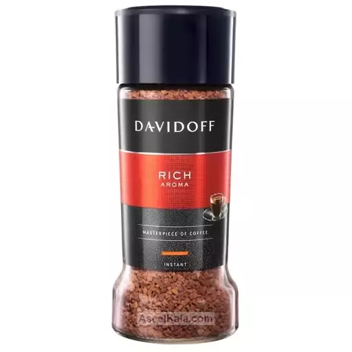 قهوه دیویدوف ریچ آروما DAVIDOFF شیشه 100 گرمی