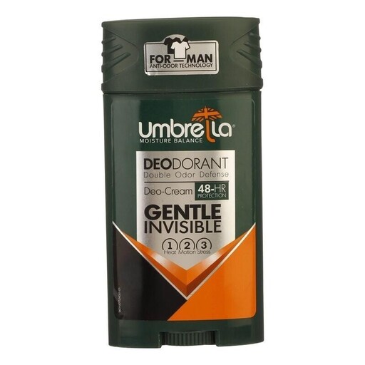 استیک ضد تعریق مردانه آمبرلا Umbrella - مدل جنتل سبز  Gentle Invisible - حجم 90 میلی لیتر
