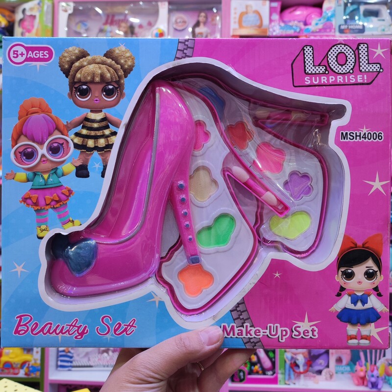 اسباب بازی ابزار آرایشی مدل کفش LOL فوق العاده با کیفیت و خاص 