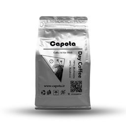 دانه قهوه دی کاپوتا 70درصد روبوستا بسته 250 گرمی Day Coffee