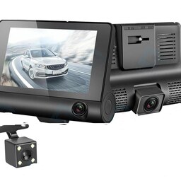 دوربین ثبت وقایع خودرو مدل 3 لنز صفحه تاچ 