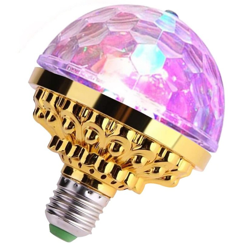 لامپ رقص نور 6 وات مدل LEDRGB گردان پایه E27