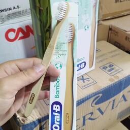 مسواک گیاهی چوب بامبوی اورال بی Oral B Bambooیک جین