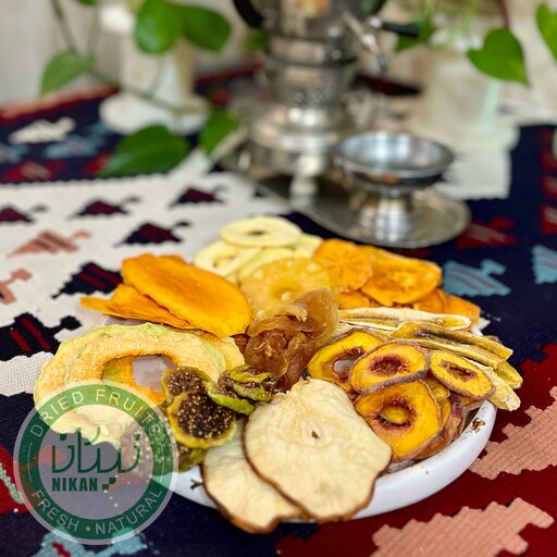 مخلوط میوه خشک شیرین نیکان (500 گرمی)