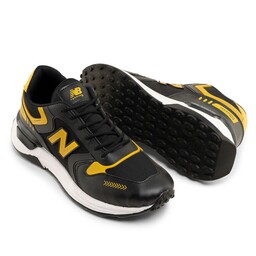 کفش اسپرت newbalans مردانه مشکی زرد بندی-سایز 41، 42، 43، 44
