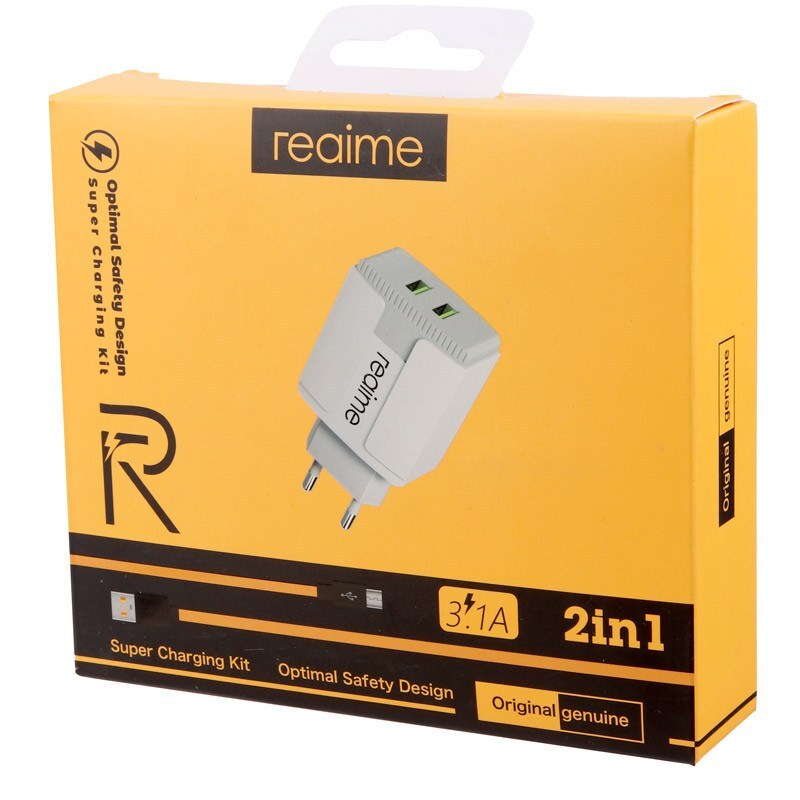 شارژر دیواری فست شارژ Realme R306HY-23 3.1A 15.5W همراه با کابل تایپ سی