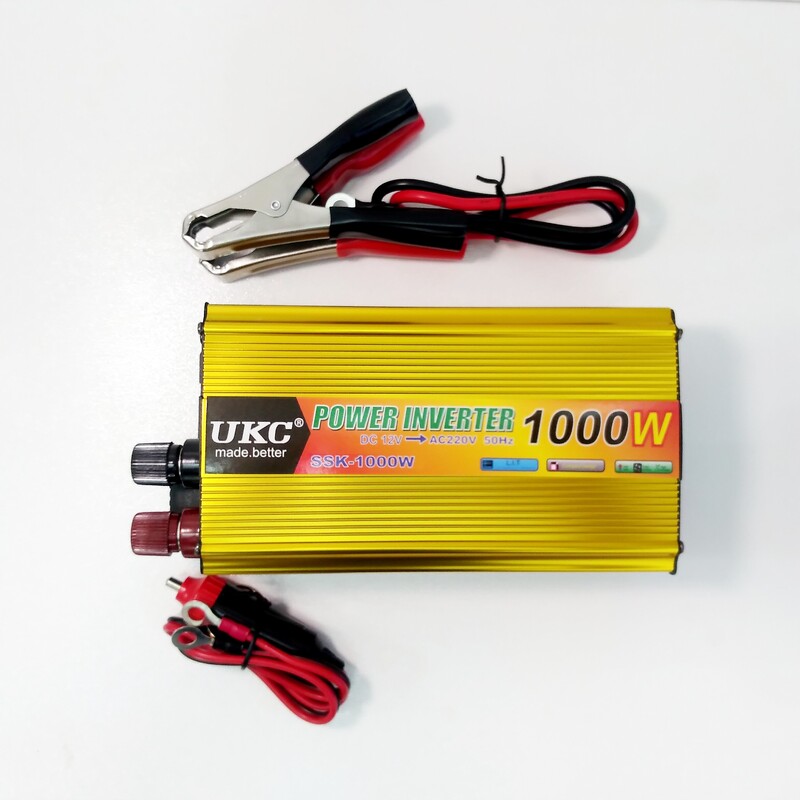مبدل برق خودرو یوکی سی 1000وات اینورتر  Ukc1000w