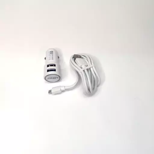 شارژر فندکی LDNIO مدل C309 ا LDNIO C309 Car Charger  به همراه کابل میکرو