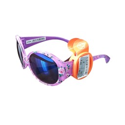عینک آفتابی دخترانه وارداتی UV400 مدل لنز آینه ای رنگ بنفش