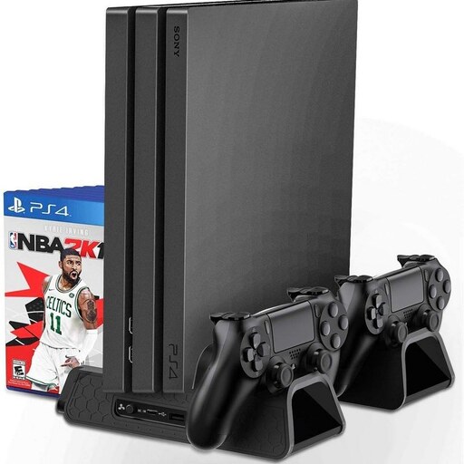 پایه نگهدارنده وخنک کننده و شارژر Ps4 ( هر سه مدل ) برند معتبر DOBE