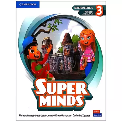 کتاب زبان Super minds  3  second edition 