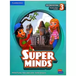 کتاب زبان Super minds  3  second edition 