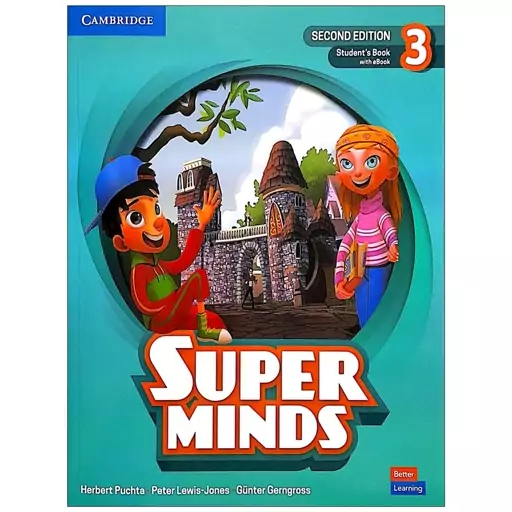 کتاب زبان Super minds  3  second edition 