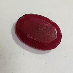 یاقوت سرخ 24.25 قیراط تراش جواهری درشت اصیل معدنی کد y45