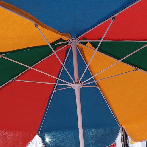 چتر سایبان برزنتی 2 متری مناسب آفتاب چند رنگ