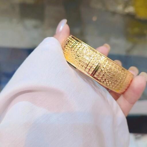 تک پوش(تک دست ) آبکاری طلا رنگ ثابت ساخته شده با دستگاه طلا سازی نه دستگاه بدل