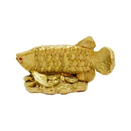 مجسمه ماهی آروانا طول 11 سانتیمتر جنس پلی استر