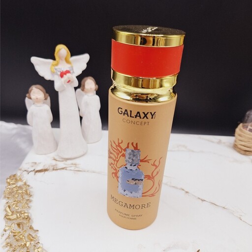 اسپری خوشبو کننده مردانه MEGAMORE برند گلکسی GALAXY  ارسال از مشهد 