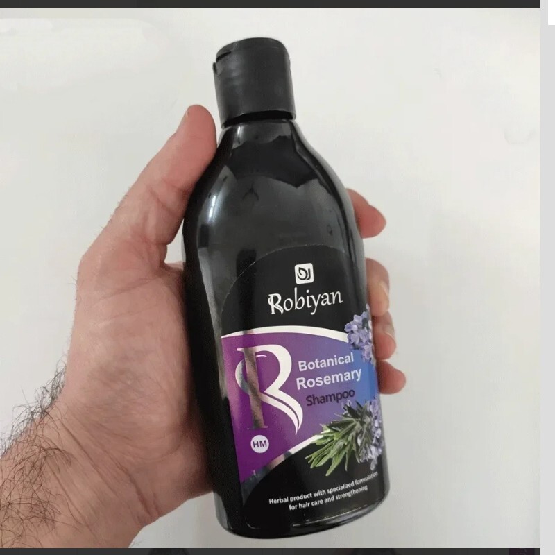 شامپو تقویت کننده مو روبیان مدل عصاره گیاه رزماری حجم 300 میلی لیتر