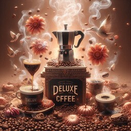 قهوه سوپر میکس دلوکس  (100درصد روبوستا) مدیوم دارک رست 100 گرمی