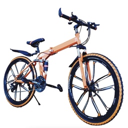 دوچرخه تاشو سایز 26 رنگ نارنجی