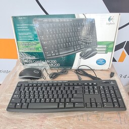 کیبورد و ماوس لاجیتک Logitech  mk200