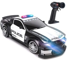ماشین کنترلی شارژی پلیس Remote Control RC Police Patrol Sports Car
