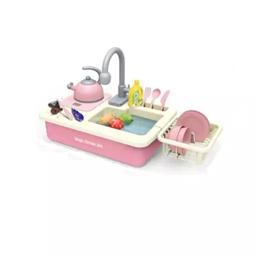 اسباب بازی سینک ظرفشویی کودک همراه با اجاق گاز Magic Kitchen Sink